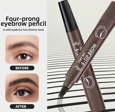 Highly-Pigmented Brow Pencil - Long Lasting, Dark Brown