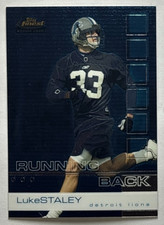 Luke Staley 2002 Topps Finest Rookie Card #112 Detroit Lions Vintage. rookie card picture