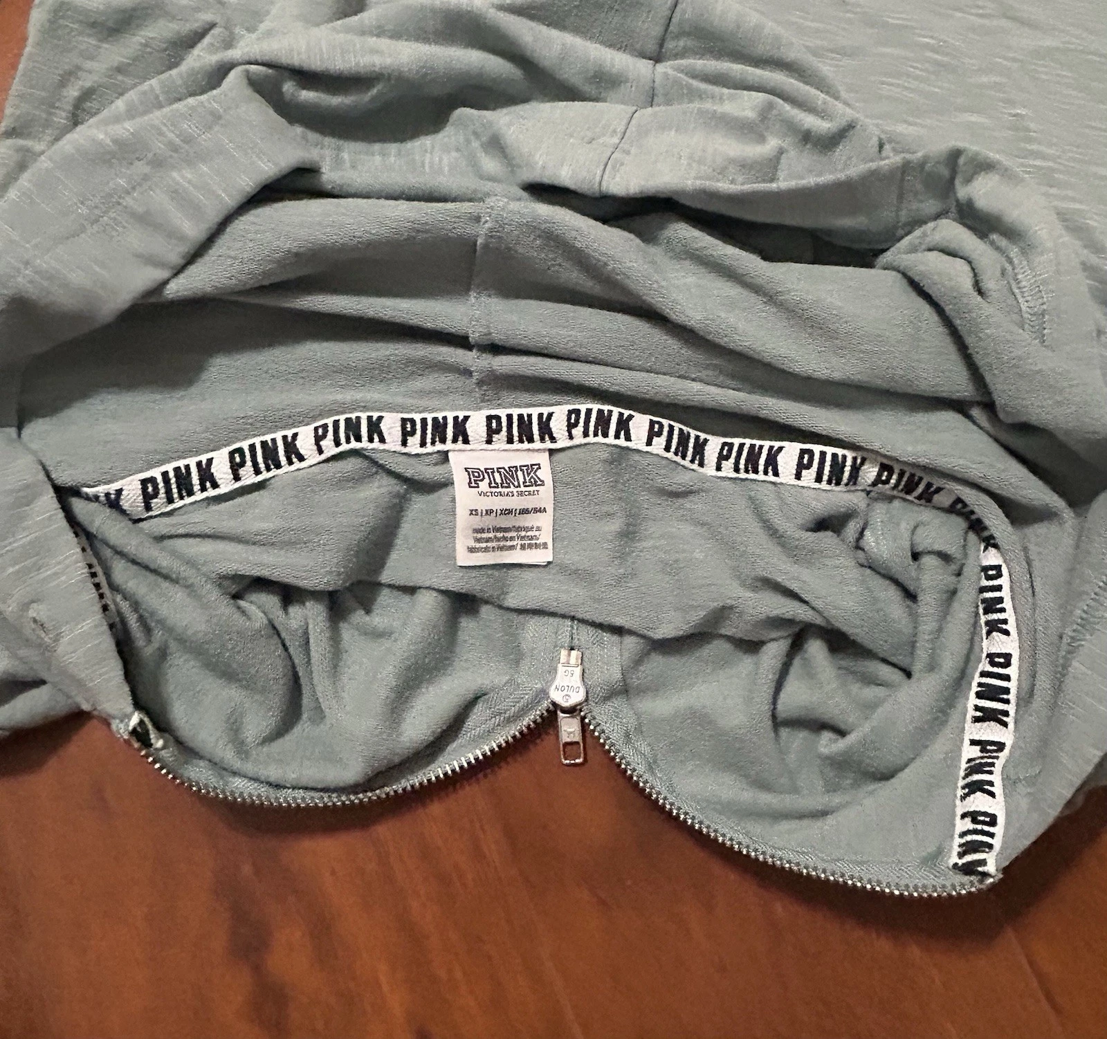 UNDERCOVER VICTORIA SECRET Felpa con cappuccio e zip quarto da donna Donna taglia XS