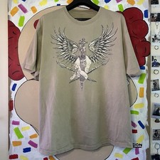 2004 Artist at large world headquarters tatto gun with wings t shirt Size XL
