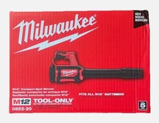 Milwaukee M12 12V Lithium-Ion Cordless Compact Spot Blower 0852-20 (Tool-Only)