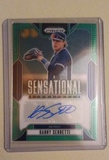2025 Panini Prizm - Sensational Signatures Danny Serretti, #SS-DS Green Prizm