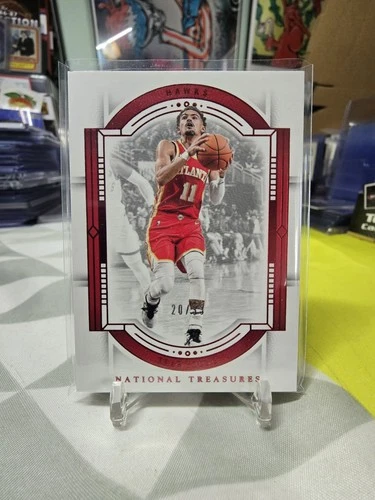 Trae Young 2023-24 Panini National Treasures /33 Base International #17 Hawks