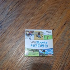 Nintendo Wii 2006 Sports Game Cardboard Sleeve Only No Game Case Only