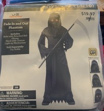 Boys XL 14/16 Fade In And Out Phantom Costume NEW
