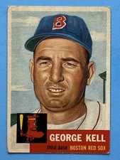 1953 Topps Set-Break #138 George Kell VG, Crease