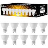 GU10 LED Lampe Warmweiss 3000K 6W 600Lm 120° Abstrahlwinkel 10Er Pack Sparsam
