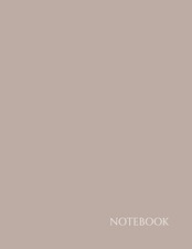 Notebook: Soft Beige 8.5 x11 College Ruled Notebook 100 Lined Pages ...