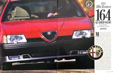 1994 Alfa Romeo 164 Quadrifoglio Road Test Technical Data Photo Review Article