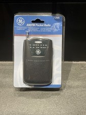 Brand New GE Model 7-2585 Portable AM/FM Pocket Radio Receiver. New in Plastic