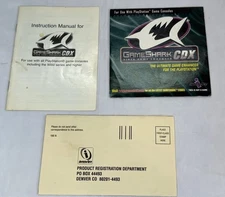 GameShark CDX Version 3.3 / Sony Playstation PS1 / Sleeve & Manual