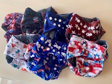 Lot of 7 SSB cloth pocket  inserts not included 