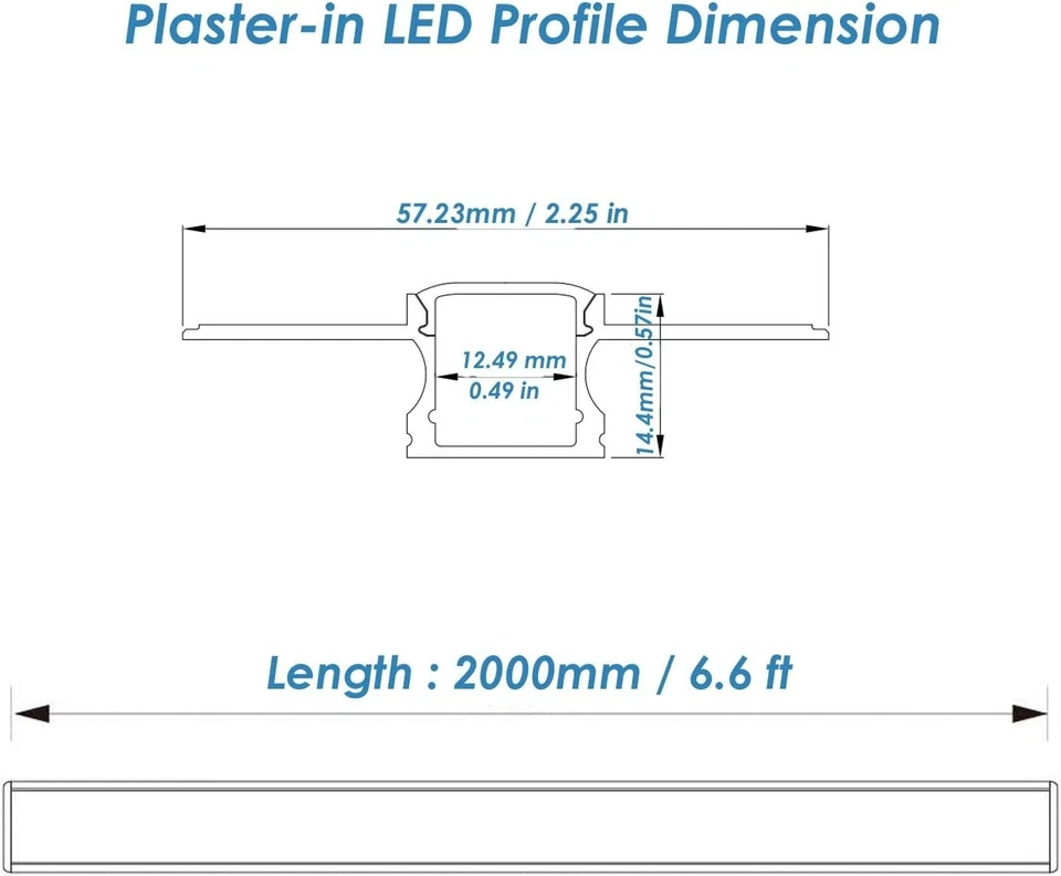 Architectural LED Aluminum Profile 10-Pack - Image 4 of 4