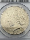 1934 S $1 Peace Silver Dollar PCGS Genuine - VF Details (Cleaned) VAM 3 (TOP 50) — photo 2