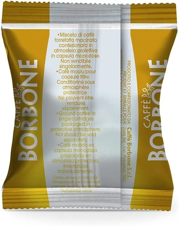 Caffe Borbone Nespresso Compatible Capsules 100x Gold Blend Italian Espresso - Immagine 3 di 4
