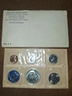 1965 US Mint Set, 40% Silver Half, 5 coins, OGP,  Treasury Slip Missing (HI0004)