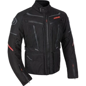 Armr Kumaji 3.0 Waterproof Motorcycle Motorbike Textile Jacket Black
