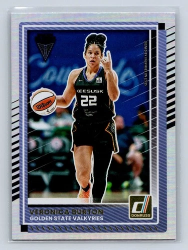 Veronica Burton 2025 Donruss Veronica Burton Holo