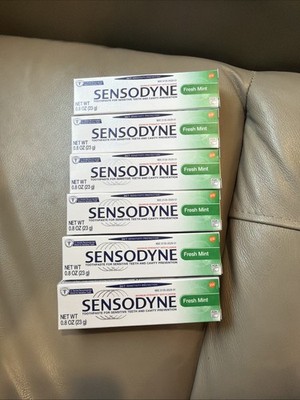 Sensodyne Fresh Mint Toothpaste 6PK 0.8oz Per Tube