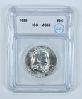 1959 Franklin Half Dollar MS65 ICG