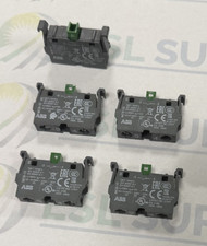 Lot of 5 ABB MCB-10 Contact Block 1NO 22mm Pushbutton Switch Module