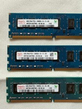 3x 4GB DDR3 1333MHz PC3-10600U Hynix RAM Desktop Mixed Lot 12GB