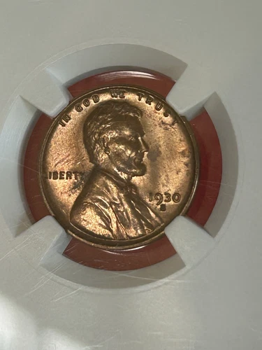 1930-S 1C Lincoln Wheat Cent NGC MS 64 RB | Uncirculated Beauty | Rare Gem |