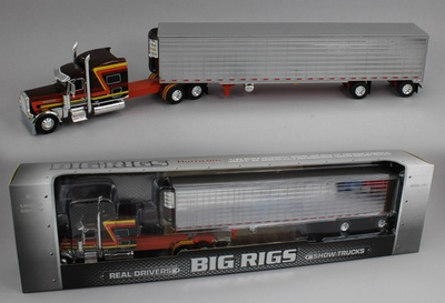 #ad DCP 1:64 *BIG RIGS SERIES 2 #4* HURRICANE EXPRESS Peterbilt 389 w CHROME REEFER $149.99