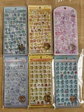 Sanrio Bonbon Drop Stickers Set Pochacco, Pompompurin, Cinnamoroll, Hangyodon