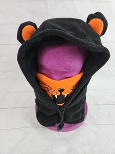 Kids Bluemars Ski Mask, Boys/Girls Washable Fleece Winter Hat with Small Tiger