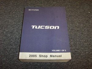 2005 Hyundai Tucson Shop Service Repair Manual Book Vol1 GL GLS LX 2.0L
