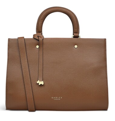 RADLEY BROWN LEATHER HANDBAG SHOULDER MULTIWAY