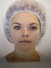 100/Pk Disposable Hair Net White Bouffant Caps 21" Medical FREE SHIPPING