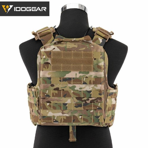 IDOGEAR Airsoft Military Tactical Vest Cherry Plate Carrier CPC Molle Camouflage - Picture 9 of 20