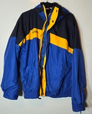 Vintage Columbia Bugaboo Jacket Adult L Blue Ski Coat Jacket w/ Fleece Liner