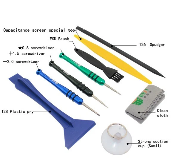 Repair Tool Kit Screwdrivers For iPhone samsung sony htc Pry Tools 9 tools - Image 4 of 4