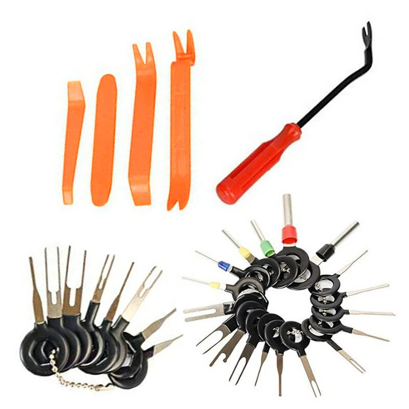 Herramientas de extracción de terminales de motocicleta 31 piezas conector de cable pin extractor de llave de liberación Foto 2 de 4