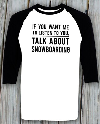 Snowboarding Shirt Christmas Birthday Gifts for Him Her Snowboarder Cool Tee
