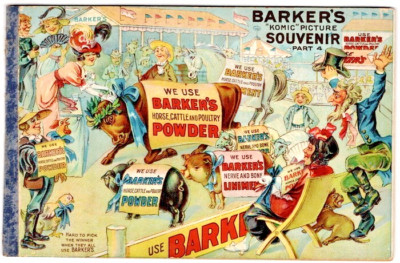 Barker's ''Komic'' Picture Souvenir Comic #C4 Part 4...in 4 Parts ca. 1906, 5.5 Fi
