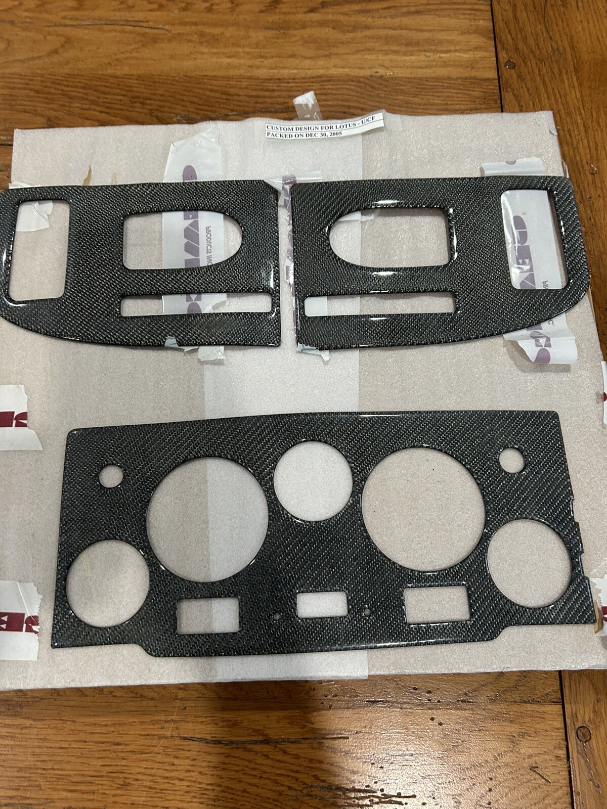 1988+ Lotus Esprit Carbon Fiber Dash Panels Overlay