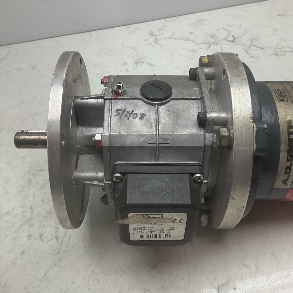 Ao Smith Variable Speed Motor 1/4hp 22200300 With Keb Clutch