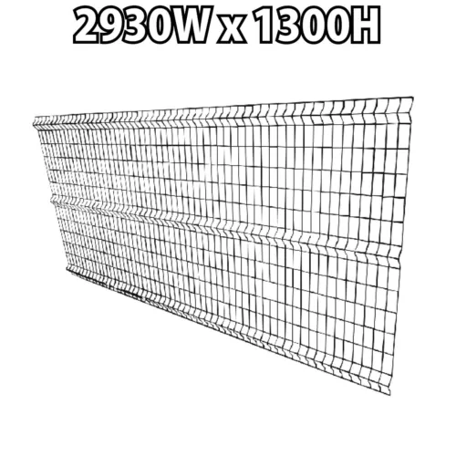 Black Fencing Garden Yard Outdoor Commercial Weld Mesh Fence Arc 1800Hx2930mm - Picture 7 of 12