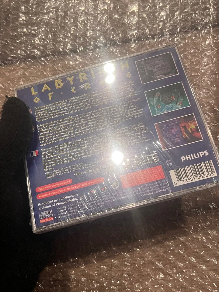 Labyrinth Of Crete (Philips CD-i CDI, 1992) BRAND NEW SEALED - Image 4 of 4