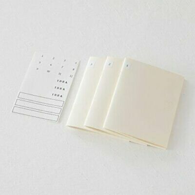 Midori Notes MD notebook light paperback Mukei three books Midori Notes MD notebook light paperback Mukei three books