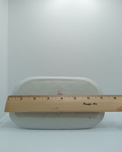 Vintage Pfirsich & Blau Glanzgeschirr Toastständer Hergestellt in Japan - Bild 12 von 13