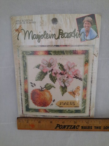 Lanarte Marjolein Bastin ~ Malus ~ Apple Blossoms ~ Counted Cross Stitch Kit NIP - Picture 10 of 10