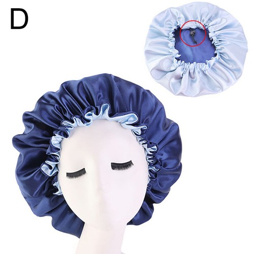 Damen Schlafmütze weich reine Satin Seide Nacht Schlafmütze Haarpflege Schals Haube - Bild 9 von 19