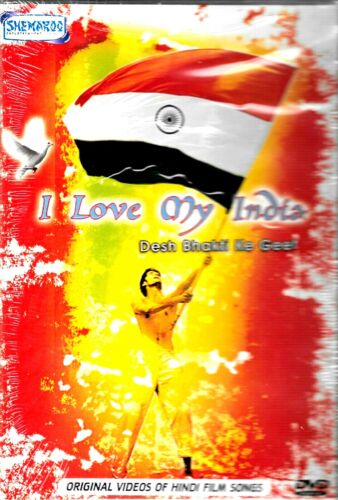 I LOVE MY INDIA- DESH BHAKTI KE GEET FROM FILMS - 35 SONGS BOLLYWOOD DVD - Zdjęcie 1 z 2