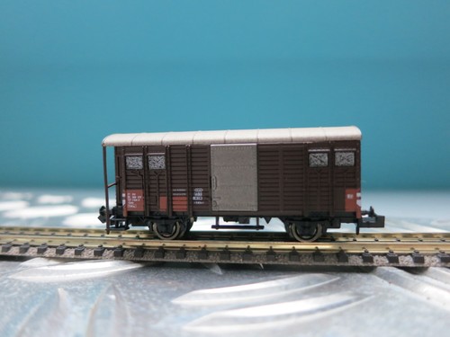 HOBBYTRAIN -N- 31091 Gedeckter Güterwagen SBB CFF -OVP-  Modell wie neu | Zustand: Gebraucht