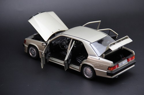 1/18 Norev Mercedes-Benz 190E 2.3-16 W201 smoke silver 1984 Diecast Full Open - Bild 9 von 11